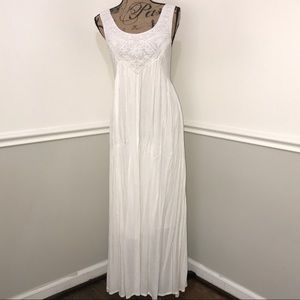 Off White maxi dress